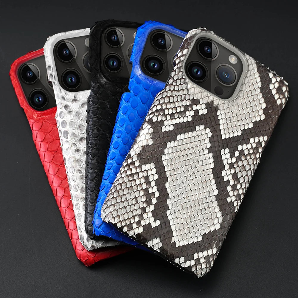 iPhone-Hülle aus Pythonleder