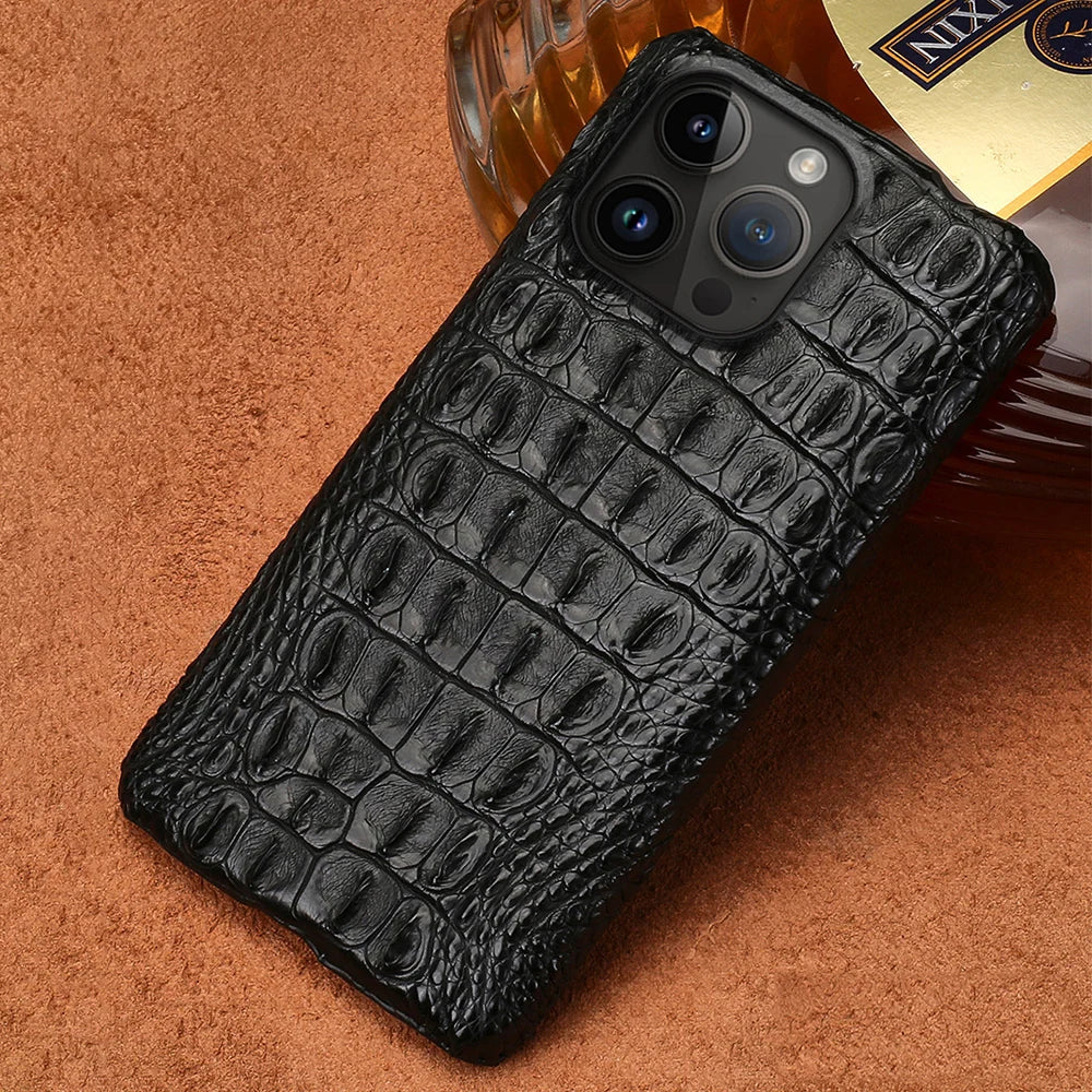 Funda Piel de Cocodrilo iPhone