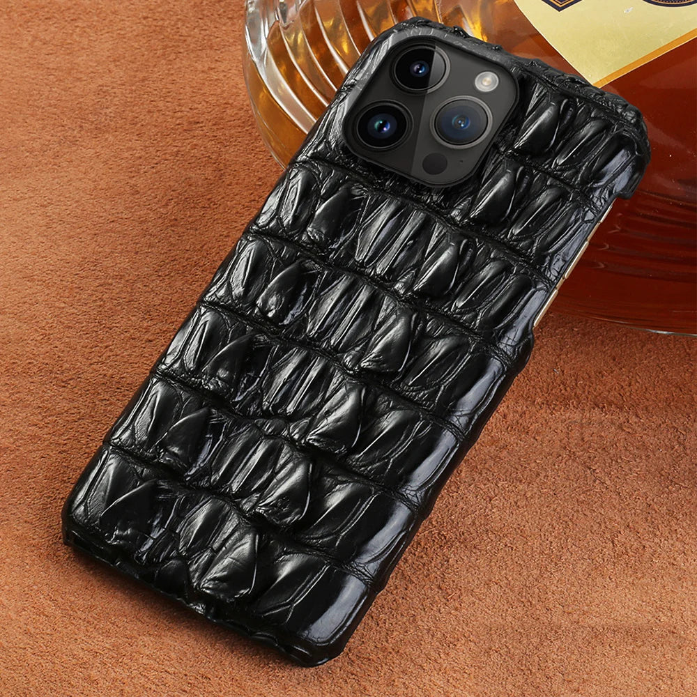 Funda Piel de Cocodrilo iPhone