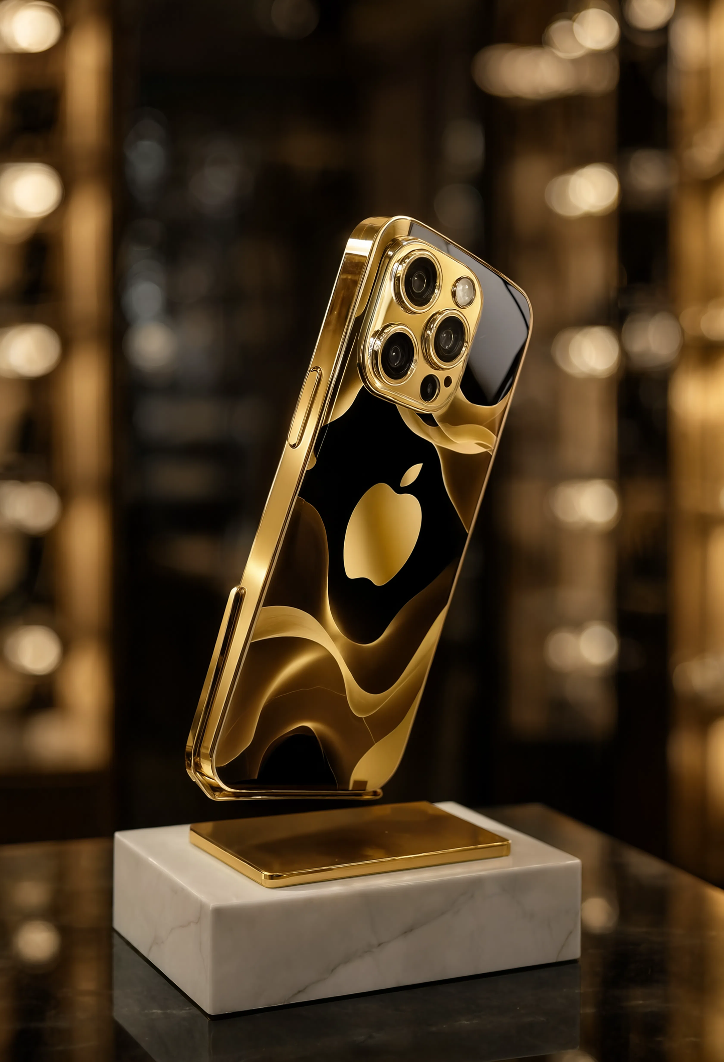 Funda Golden Apple iPhone