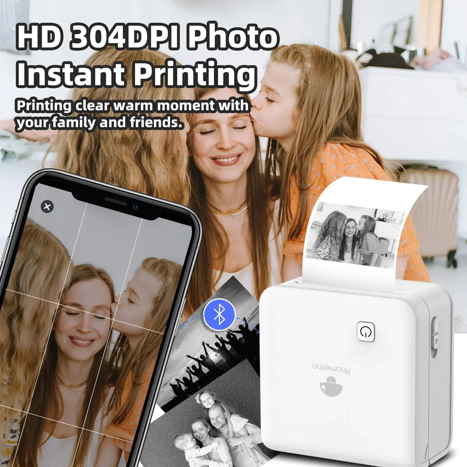 MiniPrint Pro™ | Mini Impresora Térmica Bluetooth 300 DPI - RYMN SHOP